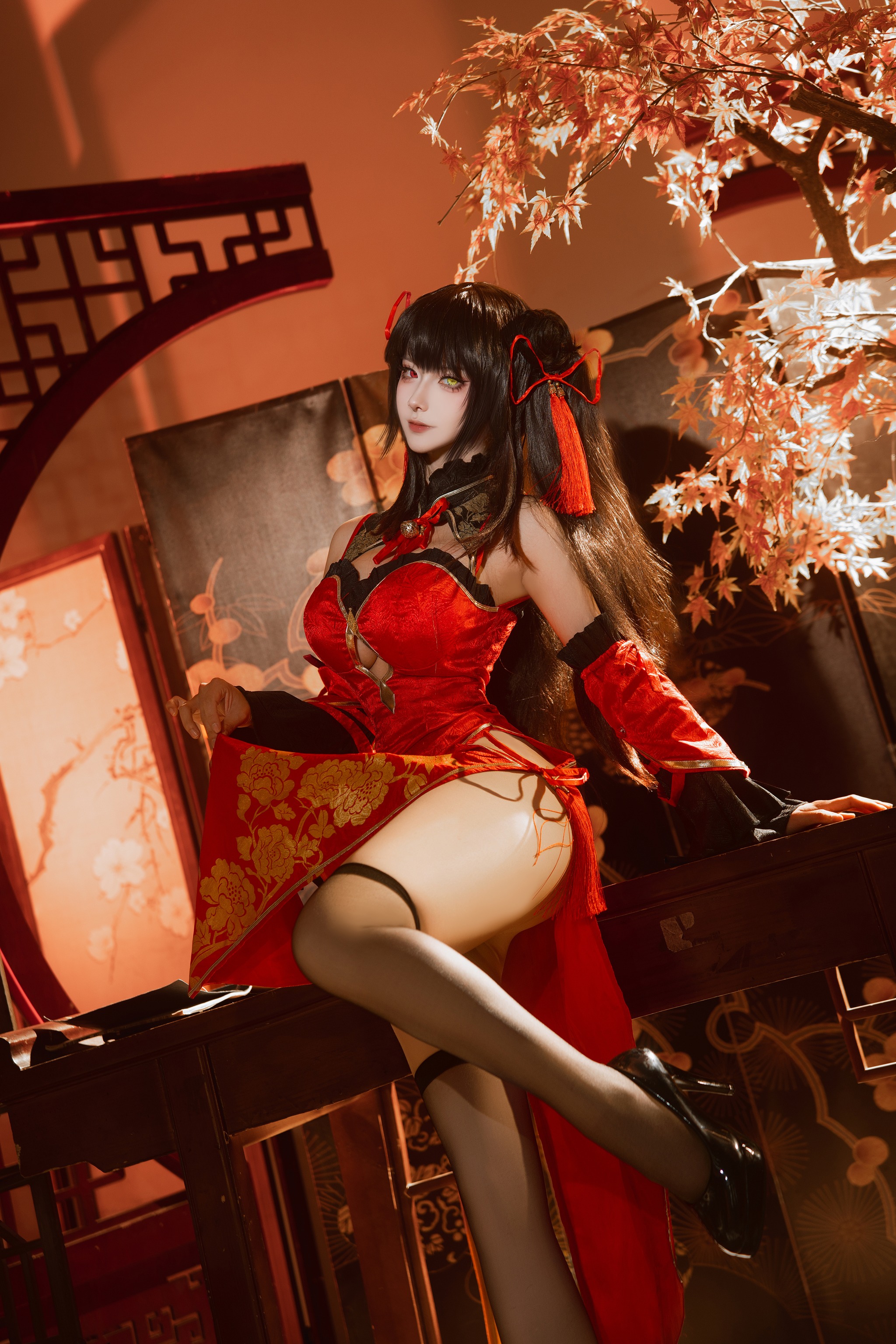 Seya-狮砸 - NO.021 25年01月限定 狂三旗袍1[12P]-XikXak